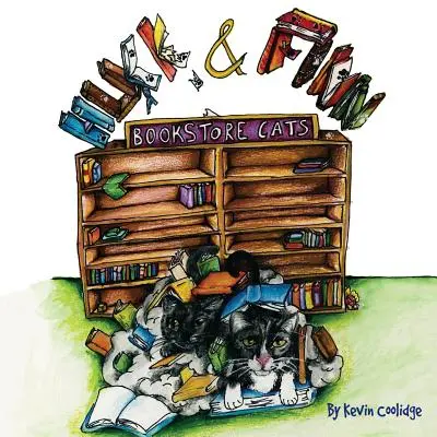 Huck a Finn, mačky z kníhkupectva - Huck & Finn, Bookstore Cats