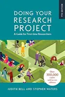 Robiť svoj výskumný projekt: Príručka pre začínajúcich výskumníkov - Doing Your Research Project: A Guide for First-time Researchers