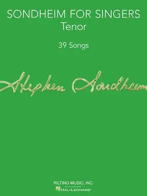 Sondheim pre spevákov: Tenor - Sondheim for Singers: Tenor