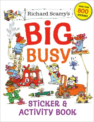 Veľká kniha samolepiek a aktivít Richarda Scarryho - Richard Scarry's Big Busy Sticker & Activity Book