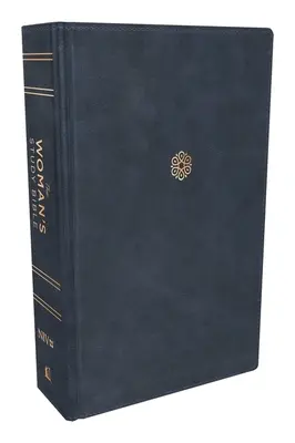 Niv, Študijná Biblia pre ženy, Leathersoft, modrá, plnofarebná, indexovaná na palec: Vydanie: 1. vydanie, indexované, s čítaním, s vyznačenou väzbou, pre prijímanie Božej pravdy pre rovnováhu, nádej a premenu - Niv, the Woman's Study Bible, Leathersoft, Blue, Full-Color, Thumb Indexed: Receiving God's Truth for Balance, Hope, and Transformation