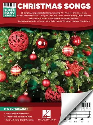 Vianočné piesne - Super Easy Songbook - Christmas Songs - Super Easy Songbook