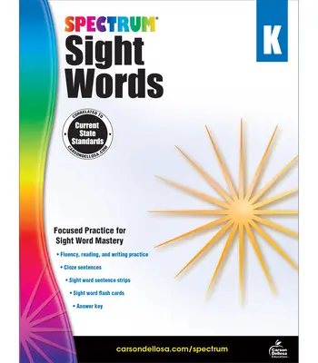 Spektrum Sight Words, Grade K - Spectrum Sight Words, Grade K