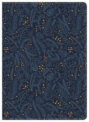 CSB Study Bible, Navy Leathertouch (Štúdijná Biblia CSB), námorná koža: Červené písmo, študijné poznámky a komentáre, ilustrácie, stužková značka, šitá väzba, Easy-To-Read Bible Serif Type - CSB Study Bible, Navy Leathertouch: Red Letter, Study Notes and Commentary, Illustrations, Ribbon Marker, Sewn Binding, Easy-To-Read Bible Serif Type