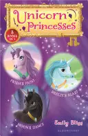 Jednorožčie princezné viazané knihy 4-6: Prismova farba, Vánok a Mesačný tanec - Unicorn Princesses Bind-Up Books 4-6: Prism's Paint, Breeze's Blast, and Moon's Dance