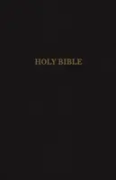 KJV, tenká referenčná Biblia, lepená koža, čierna farba, vydanie s červenými písmenami - KJV, Thinline Reference Bible, Bonded Leather, Black, Red Letter Edition
