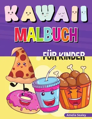 Kawaii Malbuch fr Kinder: Kawaii-Malvorlagen fr alle Altersgruppen, Kawaii Food Coloring Book fr Stressabbau und Entspann - Kawaii Malbuch fr Kinder: Einfache und lustige Kawaii-Malvorlagen fr alle Altersgruppen, Kawaii Food Coloring Book fr Stressabbau und Entspann