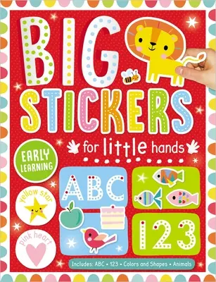 Veľké samolepky pre malé rúčky Rané učenie - Big Stickers for Little Hands Early Learning