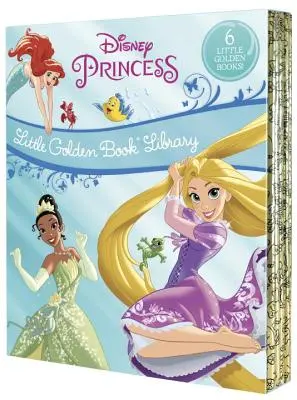 Disneyho princezná Malá zlatá knižnica (Disneyho princezná): Tangled; Brave; The Princess and the Frog; The Little Mermaid; Beauty and the Beast; Cin - Disney Princess Little Golden Book Library (Disney Princess): Tangled; Brave; The Princess and the Frog; The Little Mermaid; Beauty and the Beast; Cin