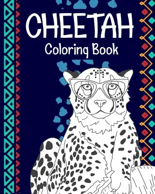 Gepardia maľovanka - Cheetah Coloring Book