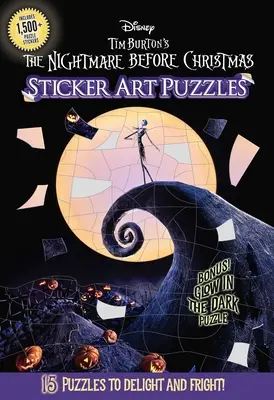 The Nightmare Before Christmas Nálepka Art Puzzle - The Nightmare Before Christmas Sticker Art Puzzles