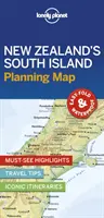 Lonely Planet Južný ostrov Nového Zélandu Plánovacia mapa 1 - Lonely Planet New Zealand's South Island Planning Map 1