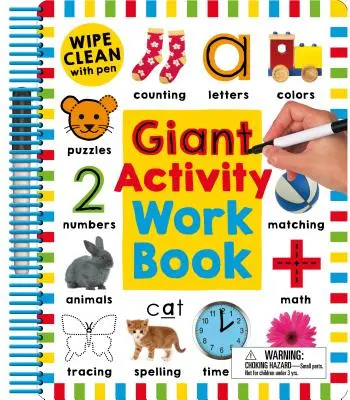 Utrite čisté: Obrovský pracovný zošit s aktivitami - Wipe Clean: Giant Activity Workbook