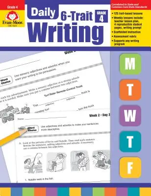 Každodenné písanie 6-titulov, 4. ročník - Daily 6-Trait Writing Grade 4