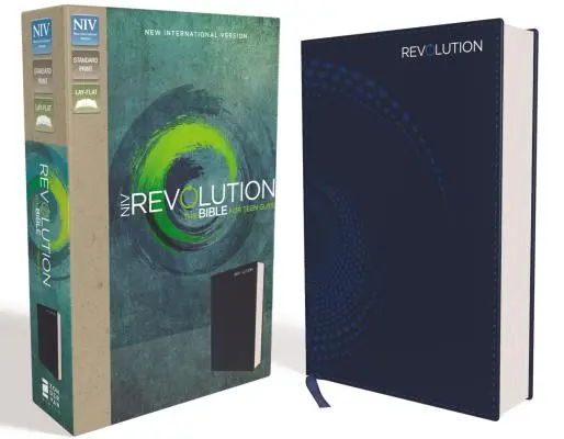NIV, Revolution Bible, Imitácia kože, modrá: Biblia pre dospievajúcich chlapcov - NIV, Revolution Bible, Imitation Leather, Blue: The Bible for Teen Guys