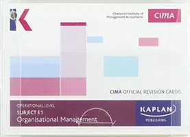 E1 ORGANIZAČNÝ MANAŽMENT - KONTROLNÉ KARTY - E1 ORGANISATIONAL MANAGEMENT - REVISION CARDS