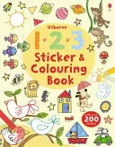 123 Kniha samolepiek a vyfarbovačiek - 123 Sticker and Colouring book