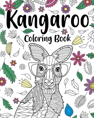 Omaľovánka klokana - Kangaroo Coloring Book