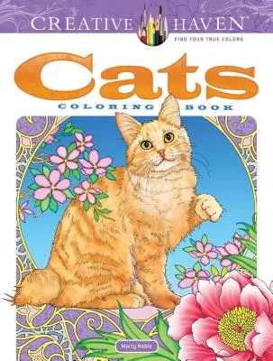 Creative Haven Mačky Omaľovánky - Creative Haven Cats Coloring Book