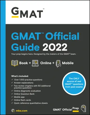 GMAT Official Guide 2022: Kniha + Online banka otázok - GMAT Official Guide 2022: Book + Online Question Bank