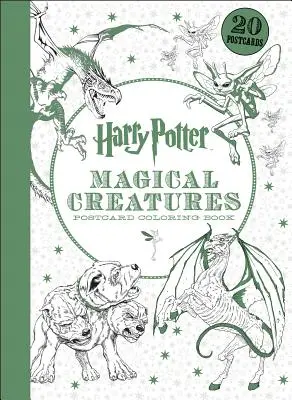 Harry Potter Magické bytosti Pohľadnicová maľovanka - Harry Potter Magical Creatures Postcard Coloring Book