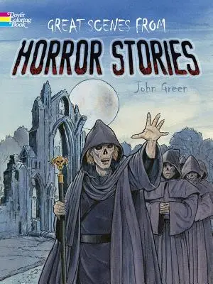 Veľké scény z hororových príbehov Kniha na vyfarbovanie - Great Scenes from Horror Stories Coloring Book