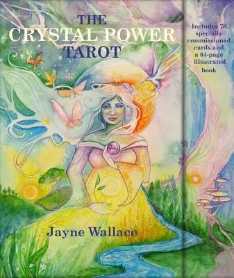 Tarot krištáľovej sily: Obsahuje celý balíček 78 špeciálne objednaných tarotových kariet a 64-stranovú ilustrovanú knihu [s knihou (knihami)] - The Crystal Power Tarot: Includes a Full Deck of 78 Specially Commissioned Tarot Cards and a 64-Page Illustrated Book [With Book(s)]
