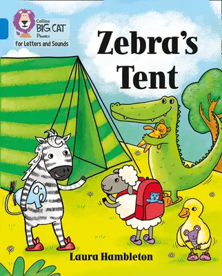 Zebrin stan - kapela 04/modrá - Zebra's Tent - Band 04/Blue