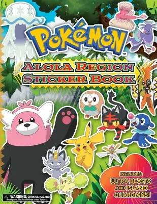 Kniha samolepiek Pokmon Alola Region - Pokmon Alola Region Sticker Book