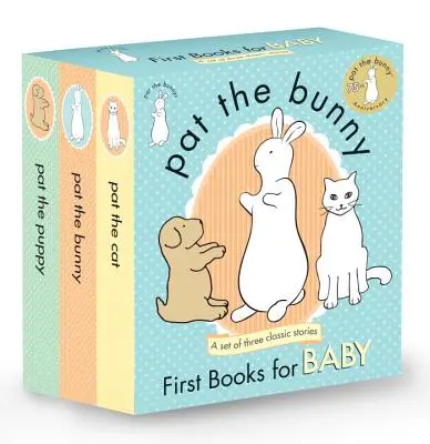 Pat the Bunny: Prvé knihy pre bábätká (Pat the Bunny): Pat the Bunny; Pat the Puppy; Pat the Cat - Pat the Bunny: First Books for Baby (Pat the Bunny): Pat the Bunny; Pat the Puppy; Pat the Cat
