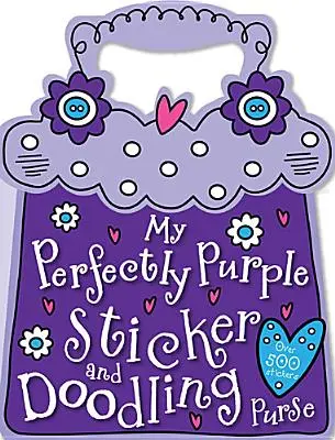 Moja dokonale fialová peňaženka na samolepky a čmáranice - My Perfectly Purple Sticker and Doodling Purse