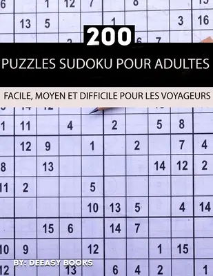 Hádanky sudoku pre dospelých - Puzzles sudoku pour adultes