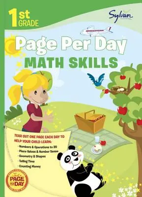 Strana na deň pre 1. ročník: Matematické zručnosti - 1st Grade Page Per Day: Math Skills