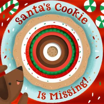 Santovi chýba koláčik! (Stolová kniha s výsekom na odhalenie) - Santa's Cookie Is Missing! (Board Book with Die-Cut Reveals)