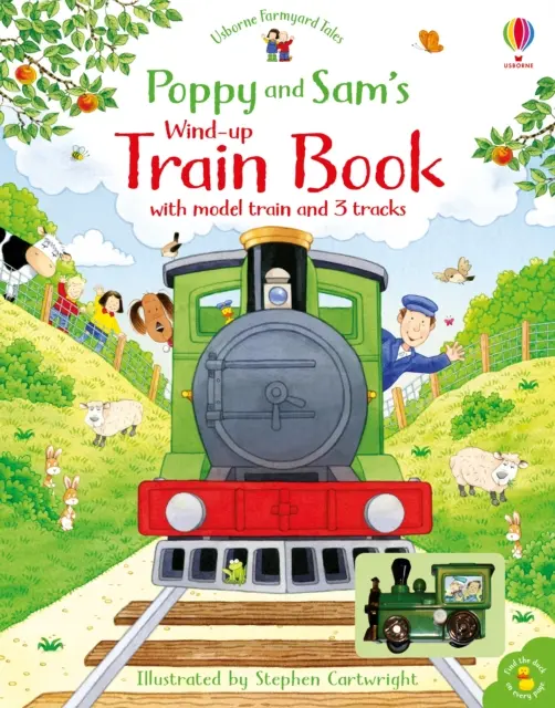 Kniha o navíjacom vláčiku Poppy a Sam - Poppy and Sam's Wind-up Train Book