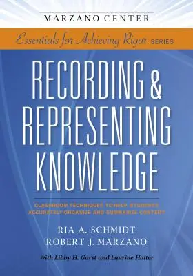Recording & Representing Knowledge: Učebné techniky, ktoré pomáhajú žiakom presne organizovať a sumarizovať obsah - Recording & Representing Knowledge: Classroom Techniques to Help Students Accurately Organize and Summarize Content