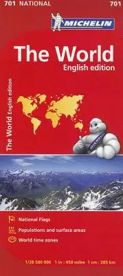 Michelin národná mapa sveta - Michelin the World National Map