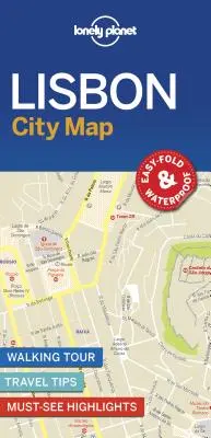 Lonely Planet Lisabon Mapa mesta 1 - Lonely Planet Lisbon City Map 1