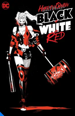 Harley Quinn čierna + biela + červená - Harley Quinn Black + White + Red