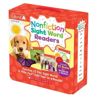 Nonfiction Sight Word Readers (Čítanky na čítanie slov z literatúry faktu): (Balenie pre rodičov): Učí 25 kľúčových slov, ktoré pomôžu vášmu dieťaťu stúpať v čitateľskej gramotnosti! - Nonfiction Sight Word Readers: Guided Reading Level a (Parent Pack): Teaches 25 Key Sight Words to Help Your Child Soar as a Reader!