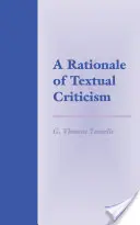 Zdôvodnenie textovej kritiky - A Rationale of Textual Criticism
