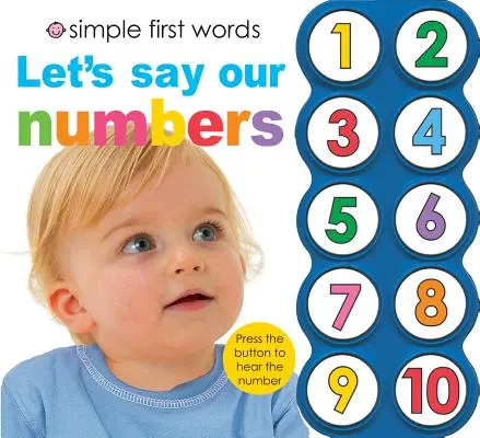 Jednoduché prvé slová Povedzme naše čísla - Simple First Words Let's Say Our Numbers