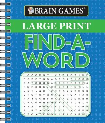 Hry na mozog - Nájdi slovo s veľkým písmom - Brain Games - Large Print Find a Word