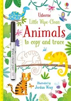 Malé stieracie zvieratká na kopírovanie a obkresľovanie - Little Wipe-Clean Animals to Copy and Trace