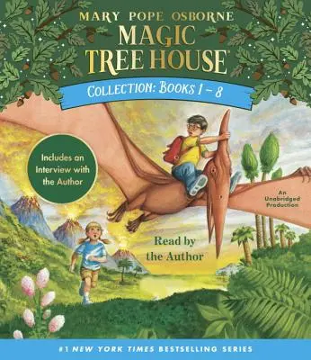 Zbierka Magic Tree House: Knihy 1-8: Dinosaury pred zotmením, Rytier za úsvitu, Múmie ráno, Piráti po poludní, Noc ninjov, Na konci - Magic Tree House Collection: Books 1-8: Dinosaurs Before Dark, the Knight at Dawn, Mummies in the Morning, Pirates Past Noon, Night of the Ninjas, Aft