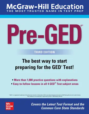McGraw-Hill Education Pre-Ged, tretie vydanie - McGraw-Hill Education Pre-Ged, Third Edition