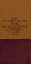 Šeková knižka banky viery - Tan/Burgundy - Chequebook of the Bank of Faith - Tan/Burgundy