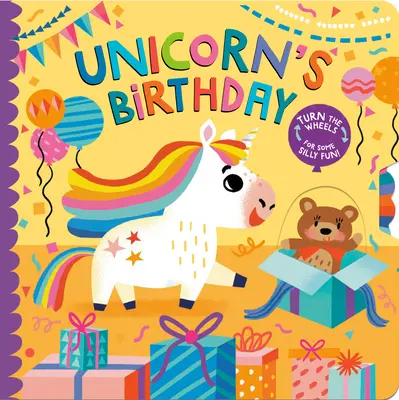 Jednorožcove narodeniny: Otočte kolieskami a užite si bláznivú zábavu! - Unicorn's Birthday: Turn the Wheels for Some Silly Fun!