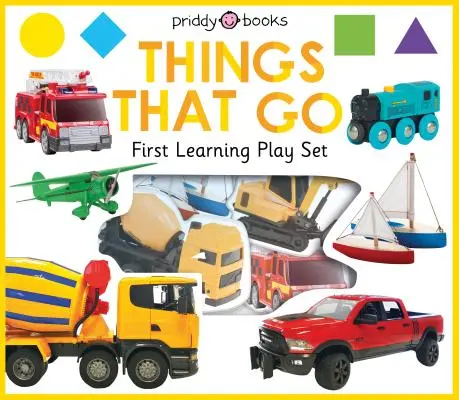 Prvá hracia súprava na učenie: Veci, ktoré idú [s 12 kockami] - First Learning Play Set: Things That Go [With 12 Chunky Pieces]