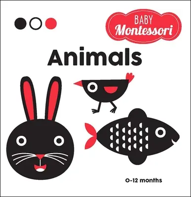 Zvieratá: Baby Montessori kniha - Animals: A Baby Montessori Book